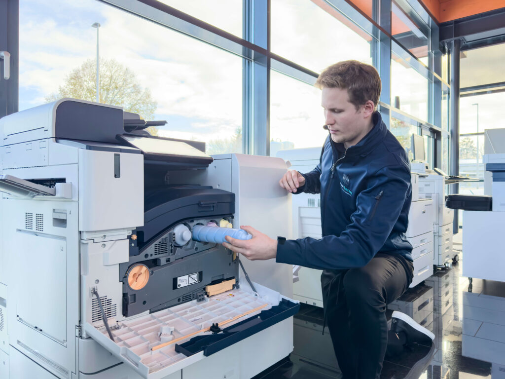 Technischer Service am Drucker