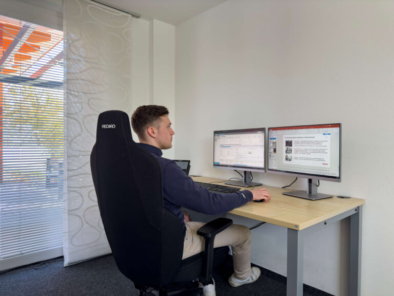 Arbeitsplatz im Büro